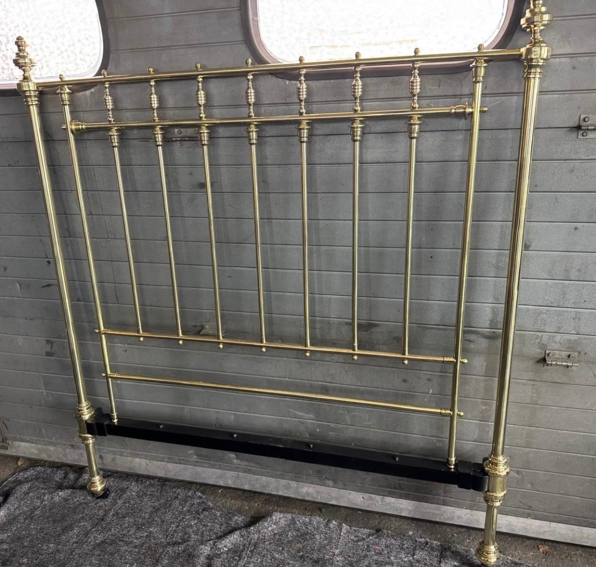 Edwardian Brass Bed -Before & After